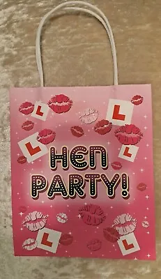 £1.79 • Buy Hen Party Bags Bride To Be Girls Ladies Night Hen Stag Do Goodies Favours Pink
