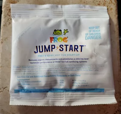 SPA Frog Jump Start 1.5 Oz Shock Sodium Di-Chlor 01-14-6012 Hot Tub Water Change • $12.50