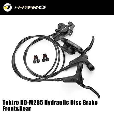Genuine TEKTRO Hydraulic Disc Brake HD-M285 Front & Rear Set M275 Updated MTB • $37.59