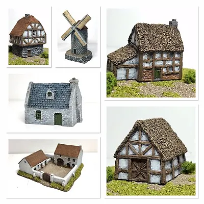 6 X 6mm Wargame Buildings- (supplied Unpainted) SET No.5 • £17.50