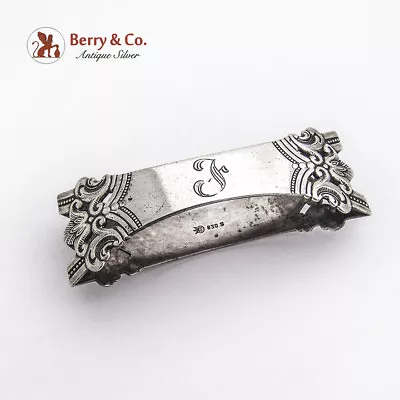 Anitra Napkin Ring Magnus Aase 1930 Norway 830 Silver • $60