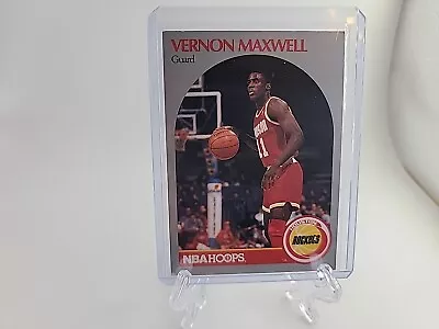 1990-91 NBA Hoops Vernon Maxwell #126 Houston Rockets Basketball Card  • $1.39