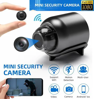 1/2X Mini WIFI Spy Camera Hidden 1080P HD Wireless Night Vision Motion Detection • $26.99