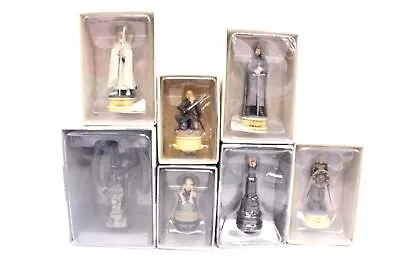 EAGLEMOSS LORD OF THE RINGS Metallic Resin Chess Pieces Figures BOXED - S56 • £9.99