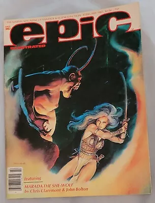 Marvel Comics Epic Illustrated Magazine Feb 1982 - John Bolton Cover - VF  • $8