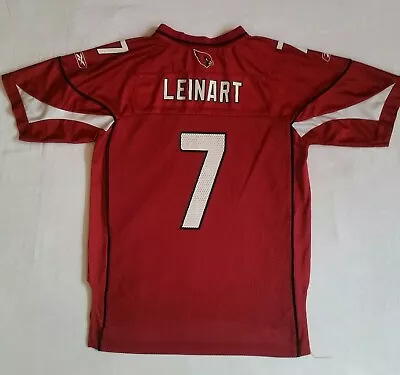 Matt Leinart Youth Jersey Reebok NFL 7 Arizona Cardinals Sz L 14-16 Red Players • $15