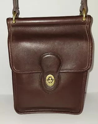 Vintage COACH Murphy Bag Mahogany Brown Glovetanned Leather 9930 *No Hang Tag* • $97