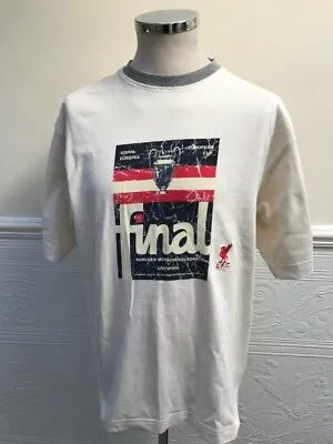 £15.58 • Buy Official Liverpool Originals 1977 European Cup Final Programme T Shirt Size M