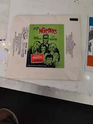 Nm 1964 Leaf The Munsters Card Wrapper • $29