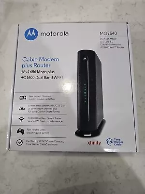 Motorola MG7540 DOCSIS 3.0 16x4 Dual Wifi Cable Modem Gateway • $54