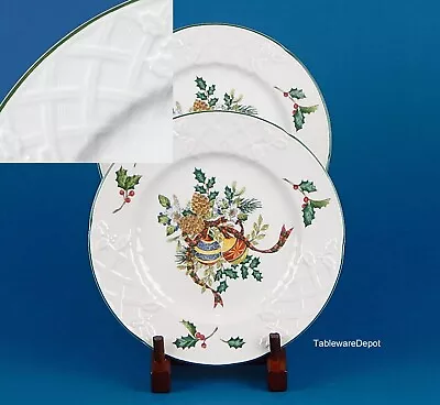 Mikasa FESTIVE SPIRIT: Sets 2 Salad/Dessert Plates English Countryside MINT! • $16.68