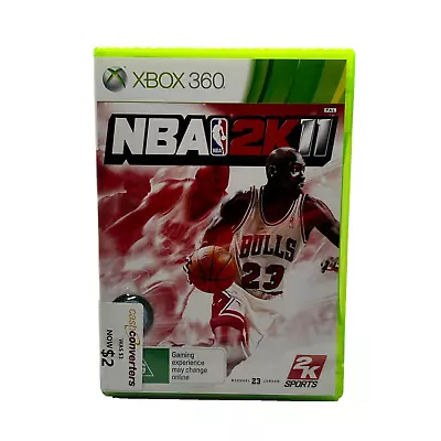 NBA 2K11 - Michael Jordan Cover Microsoft Xbox 360 Complete With Manual PAL VGC • $10