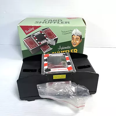 Vintage Wembley Automatic Card Shuffler Real Casino Action + 2 Card Decks In Box • $9.99