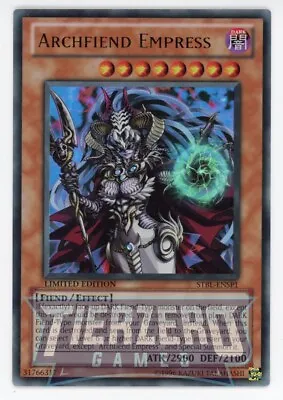 Yugioh STBL-ENSP1 Archfiend Empress Ultra Rare Limited Edition NM/LP • £1.90