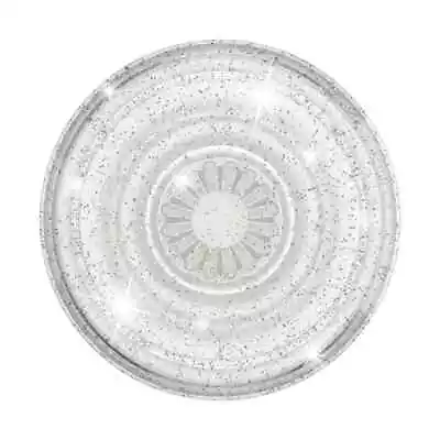 $14.50 • Buy POPSOCKET -  POPSOCKETS - Clear Glitter Silver - SWAPPABLE Top- ORIGINAL POPGRIP