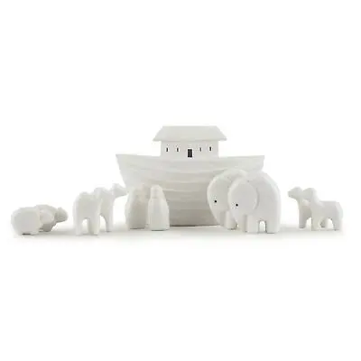 East Of India Porcelain Noah's Ark Keepsake Set - Lovely Christening Gift Idea • £27.49