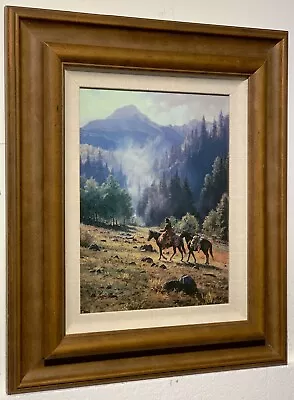 MISTS OF MORNING - Martin Grelle - CANVAS Framed S/N LE W/coa - Gallery Frame • $199.99