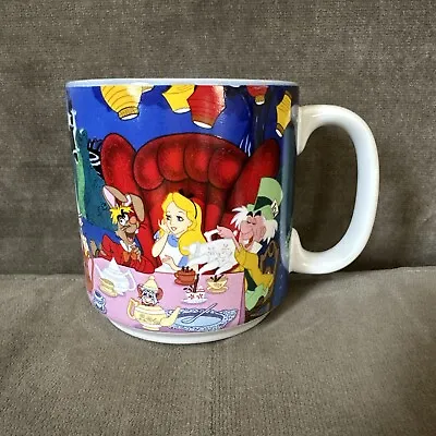 Disney Store Allison In Wonderland Mug Coffee Cup Mad Hatter Tea Party Queen • $14.95