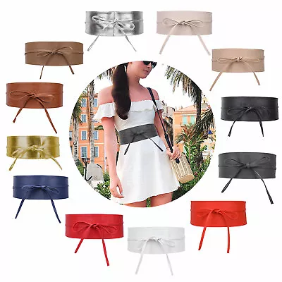 Ladies Womens OBI Fashion Waistband Belt Wedding Dresses Party Wear 95mm Wide • £4.35