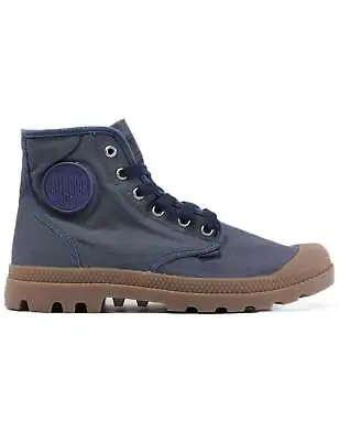 Palladium Men's Pampa Hi Boots - Mood Indigo/Mid Gum • £80