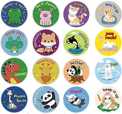 Motivational Stickers 1200pcs Reward Stickers For Kids In 16 Design Naitmsad 1 • $7.56