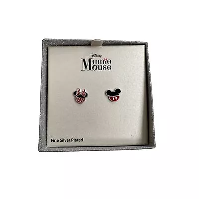 Girls Minnie Mouse And Mickey Mouse Earrings • $38