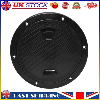 £12.99 • Buy 8 Inch Marine Yacht Boat Deck Inspection Access Hatch Cover Plate (Black) #gib