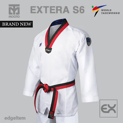 MOOTO EXTERA S6 Poom Uniform WT (World Taekwondo) Light Weight Fighter Dobok • $99.95