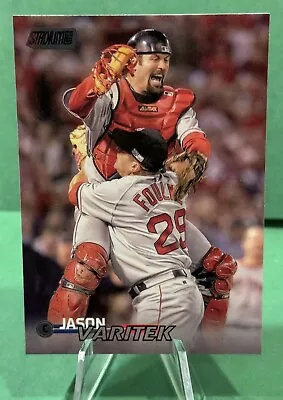 Jason Varitek - 2023 Topps Stadium Club Black Foil Parallel #135 Boston Red Sox • $0.75