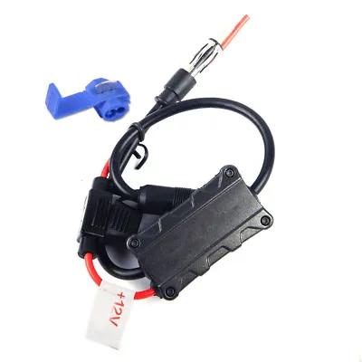 AMP 12V Amplifier Booster Fit For Auto FM AM Aerial Signal Strengthen Reception • £13.39