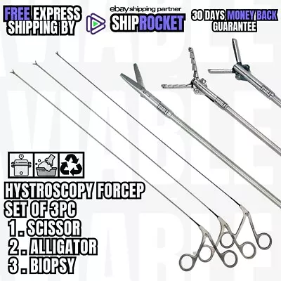 Semi Rigid Hysteroscopy Scissor 5fr 40cm Instruments Reusable Surgical Rotatable • $152.90