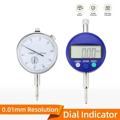 Dial Vertical Bore Gauge Indicator 0.01mm Comparator Micrometer Measurement Tool • $19.10