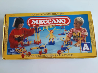 £14.50 • Buy Vintage 1980's Meccano Junior  Construction Play Set 62 Pce Set(with 9 Missing )