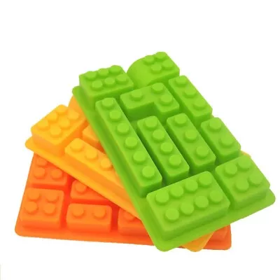 Building Brick Silicone Fondant Mould Chocolate Cake Candy Mold Cake Decoration • £2.95