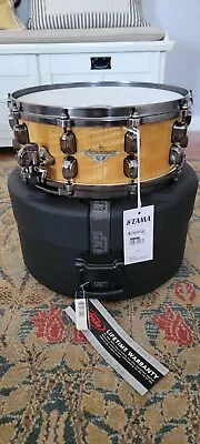 TAMA Starclassic Maple Exotic 14x5.5 In Gloss Natural Movingui  • $900