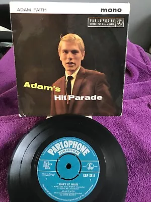 Adam Faith Ep Adam’s Hit Parade     7  Vinyl  free P&p • £4.99