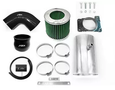 AirX Racing Black-Green For 02-06 Mitsubishi Lancer 2.0 4cyl OZ LS ES Air Intake • $55.25