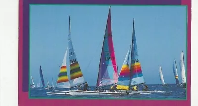 Sailing On The Pacific Ocean Boats Postcard • $4