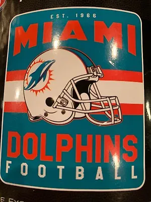 Miami Dolphins NFL 50  X 60   Fleece Throw Blanket - New With Tag • $19.99