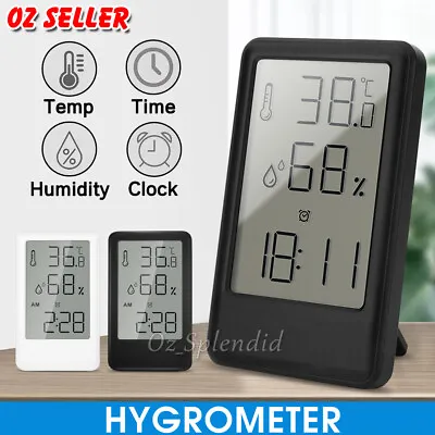 2024 Digital Thermometer Humidity Meter Room Temperature Indoor LCD Hygrometer • $13.95