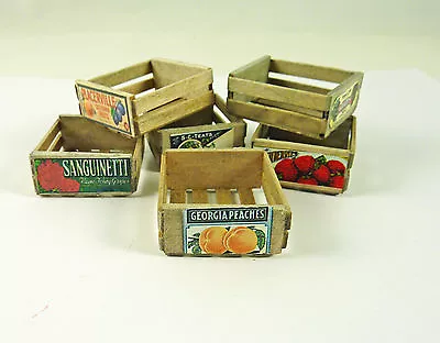 Dollhouse Miniature Vintage Weathered Fruit Crate Small • $2.50