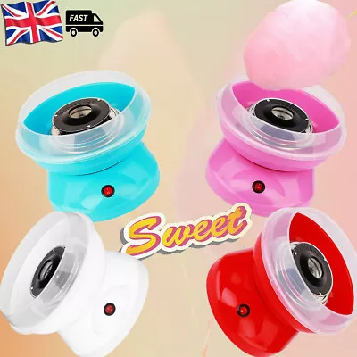 Electric Mini Candy Floss Machine Home Candyfloss Cotton Sugar Floss Maker DIY • £15.89