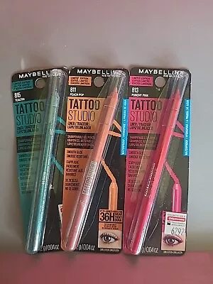 3 Shades Maybelline Tattoo Studio Limited Edition Waterproof Liner  • $9.99