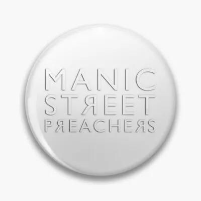 Manic Street Preachers White Logo 32mm Button Badge • £2.95