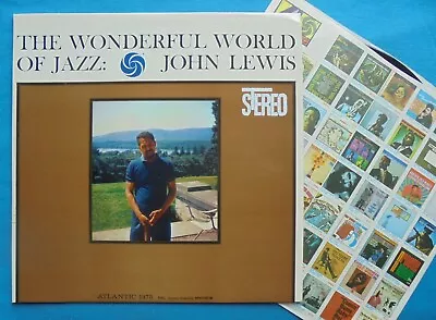 John Lewis  Atlantic  Jazz Lp + Inner - The Wonderful World Of Jazz Excellent • $29.99