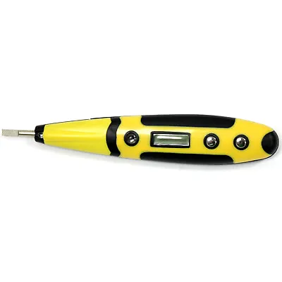 Digital AC DC Voltage Tester Pen W/ LCD Display Meter LED Light Multi Functional • $6.99