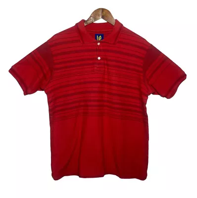 Billionaire Boys Club Ice Cream Polo Short Sleeve Mens Size Large Red BBC Y2K • $37.99