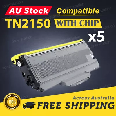 5x TN-2150 Toner For Brother HL2140 HL2142 HL2150 HL2150N HL2170W Printer TN2150 • $58.90