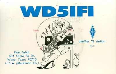 WD5IFI QSL Card Waco Texas - 1979 • $1.99