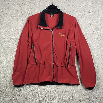 Vintage Mountain Hardwear Jacket Men XL Red Fleece Polartec Full Zip Long Sleeve • $29.95